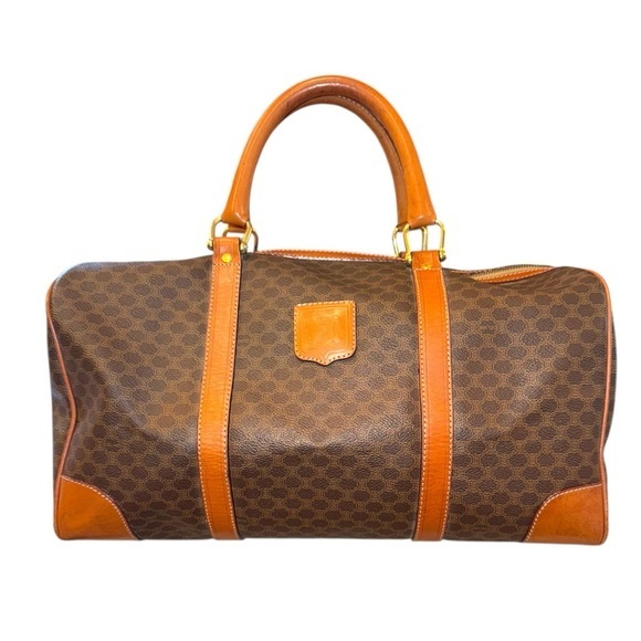 ▶️ Celine ◀️ Vintage Macadam Duffle Bag Weekender - Picture 1 of 17